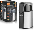 Purfex Electric Coffee Grinder and Spice Mill, 280W Multifunctional Blender for Beans, Nuts, Seeds, Herbs - Stainless Steel Blade, 60g Capacity with Transparent Lid and One-Touch Control Model R.7123